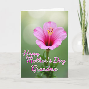 Botanische Moederdagkaart voor oma Kaart
