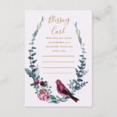 Botanische Moeder's Zegen Kaart Gebed Nota Kaart (Voorkant)