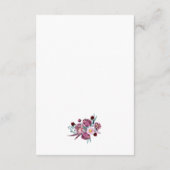 Botanische Moeder's Zegen Kaart Gebed Nota Kaart (Achterkant)