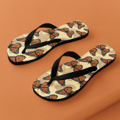 Botanische Monarch vlinders patroon Teenslippers