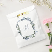 Botanische monogram bedankzakje (Gezegeld)