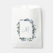 Botanische monogram bedankzakje (Voorkant)