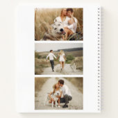 Botanische monogram Galerij met 4 foto's Notitieboek (Achterkant)