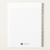 Botanische Monogram Krans Planner (Achterkant)