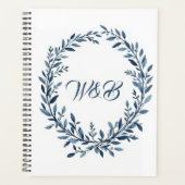 Botanische Monogram Krans Planner (Voorkant)