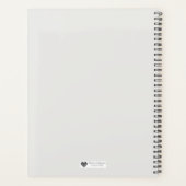 Botanische Monogram Krans  Planner (Achterkant)