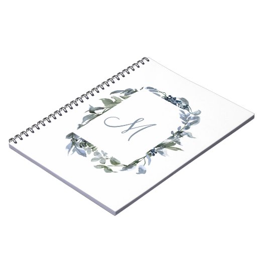 Botanische monogram notitieboek (Linkerzijde)