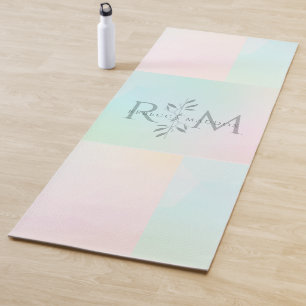 Botanische Monogram Pastel Yoga Yogamat