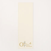 Botanische Monogram Pastel Yoga Yogamat (Voorkant)