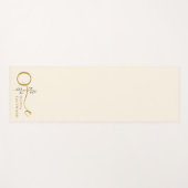 Botanische Monogram Pastel Yoga Yogamat (Voorkant (horizontaal))