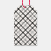 botanische monogram vakantie cadeaulabel (Achterkant)