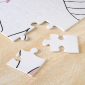 Botanische motieven: Geïsoleerde bloem Legpuzzel (Zijkant)