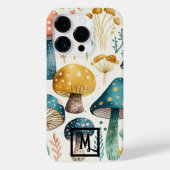 Botanische Mushroom Hoesje-Mate iPhone Case (Achterkant)