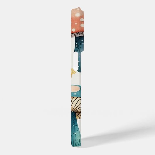 Botanische Mushroom Hoesje-Mate iPhone Case (Achterkant / Rechts)
