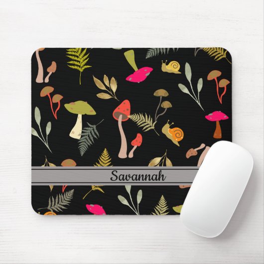 Botanische Mushroom Mousepad Muismat (Met muis)