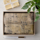 Botanische muziek met de ontkoppeling van muziek tissuepapier (Geschenk)