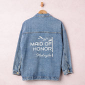 Botanische naam Maid of Honor Huwelijkscadeau Denim Jacket (Hangar)