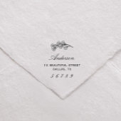 Botanische naam Retouradres Eucalyptus Greenery Zelfinktende Stempel