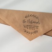 Botanische naam van het Adres van de Terugkeer het Rubberstempel