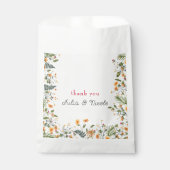 Botanische narcissen Daisy pioenroos bloemen bruil Bedankzakje (Voorkant)