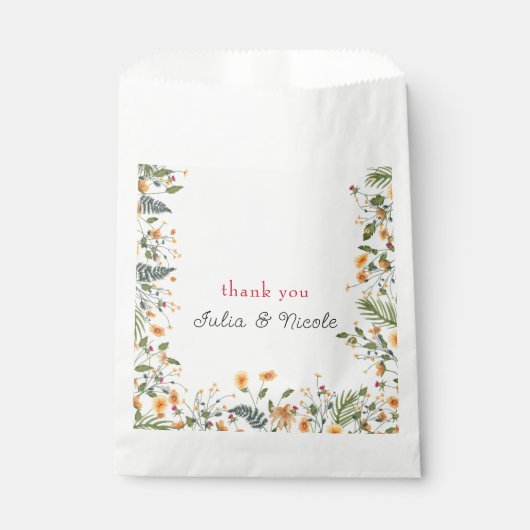 Botanische narcissen Daisy pioenroos bloemen bruil Bedankzakje (Voorkant)