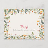 Botanische narcissen Daisy pioenroos bloemen bruil Briefkaart (Voorkant)