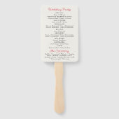 Botanische narcissen Daisy pioenroos bloemen bruil Handwaaier (Achterkant)