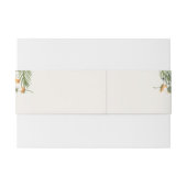 Botanische narcissen Daisy pioenroos bloemen bruil Uitnodigingen Wikkel (Achterkant Voorbeeld)