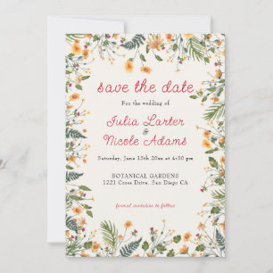 Botanische Narcissen Madeliefje Pioen Bloemen Brui Save The Date
