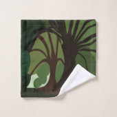 Botanische Natuur Bomen Bad Handdoek (Wasdoekje)