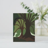 Botanische Natuur Bomen Briefkaart (Staand voorkant)