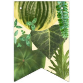 Botanische Natuur Happy Birthday Vlaggetjes (Eerste vlag)