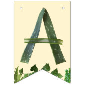 Botanische Natuur Happy Birthday Vlaggetjes (Derde vlag)