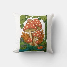 Botanische natuur kunst kussen