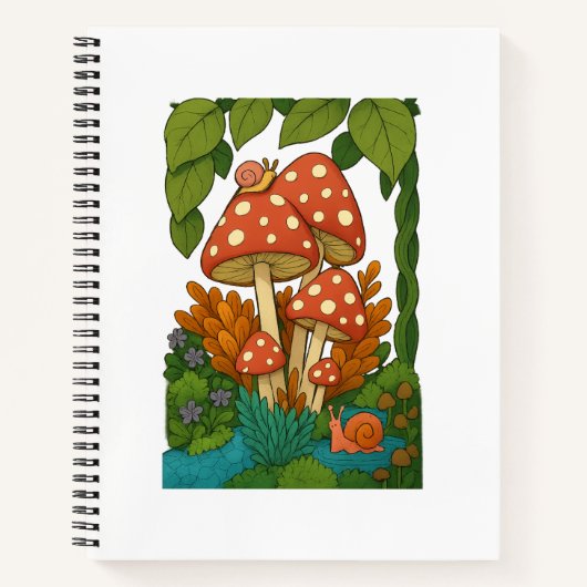 Botanische natuur kunst notitieboek (Voorkant)