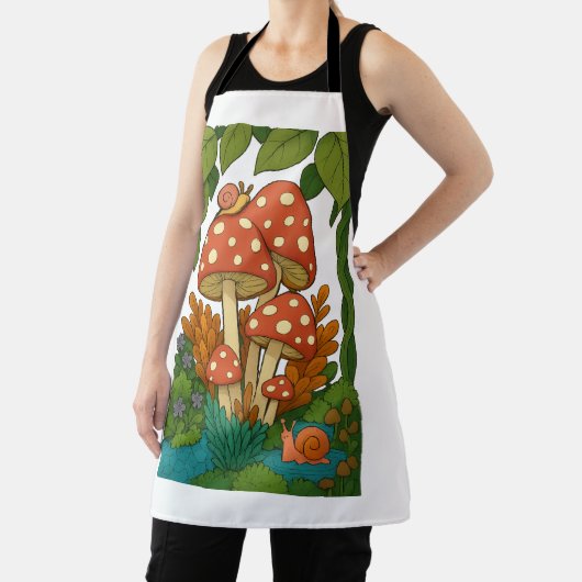 Botanische natuur kunst schort (Insitu)