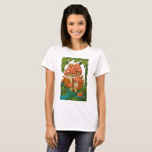 Botanische natuur kunst t-shirt (Voorkant volledig)