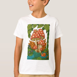 Botanische natuur kunst t-shirt