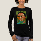 Botanische natuur kunst Tri-Blend shirt (Voorkant)