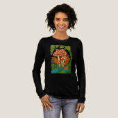 Botanische natuur kunst Tri-Blend shirt (Voorkant)