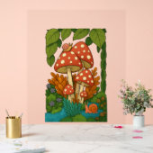 Botanische natuurkunst acryl bord (Huwelijk)