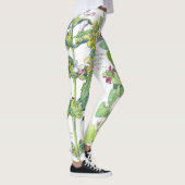 Botanische nettle Flowers over de Leggings van de  (Rechts)