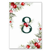 Botanische noel Tabel 8 Weddenafel Tafelnummer (Voorkant)