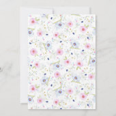 Botanische Nota Kaarten Elegant Vlak Modern (Achterkant)