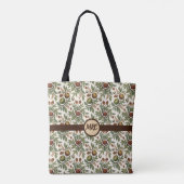  botanische noten en bessen tote bag (Achterkant)