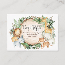 Botanische Oerwouden Schatpeuter Draagbare Raffle Informatiekaartje