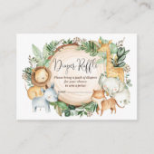 Botanische Oerwouden Schatpeuter Draagbare Raffle Informatiekaartje (Voorkant)