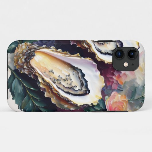 Botanische oesterkunst Case-Mate iPhone case (Achterkant (horizontaal))