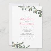 Botanische oever Baby shower Middellandse Zee Kaart (Voorkant)