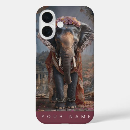 botanische olifant Case-Mate iPhone case (Achterkant)